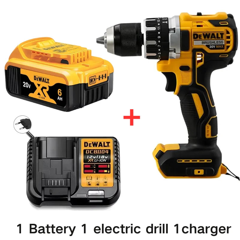Dewalt DCD796 2000 tr/min perceuse électrique sans fil pilote sans brosse vitesse réglable perceuse à main à percussion outils électriques rechargeables