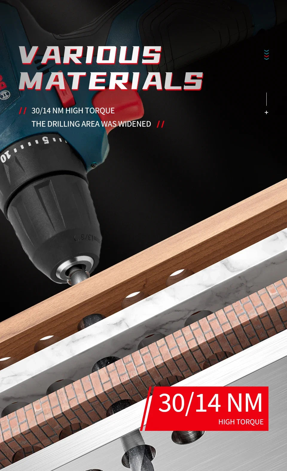 Bosch GSB-12-V30 perceuse électrique batterie professionnel robuste sans fil pilote multifonctionnel ménage tournevis électrique