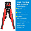 Pince à sertir multifonctionnelle, coupe-câble réglable, dénudeur automatique de fil, outil à main Terminal