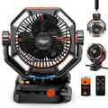 Ventilateur de Camping 20000mAh avec LED – 8 Vitesses, Autonomie Exceptionnelle