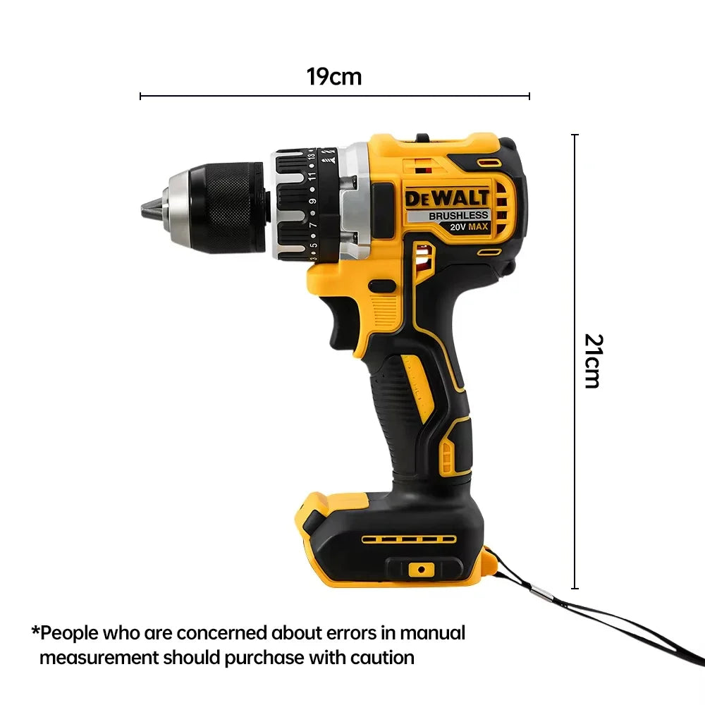 Dewalt DCD796 2000 tr/min perceuse électrique sans fil pilote sans brosse vitesse réglable perceuse à main à percussion outils électriques rechargeables