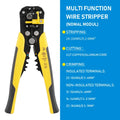 Pince à sertir multifonctionnelle, coupe-câble réglable, dénudeur automatique de fil, outil à main Terminal