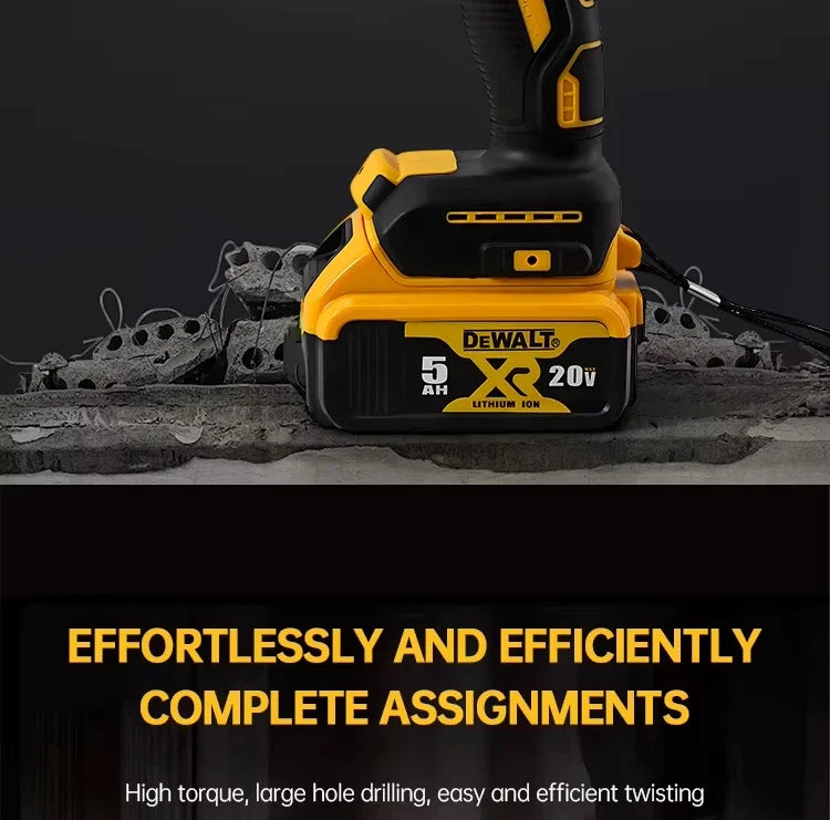 Dewalt DCD796 2000 tr/min perceuse électrique sans fil pilote sans brosse vitesse réglable perceuse à main à percussion outils électriques rechargeables