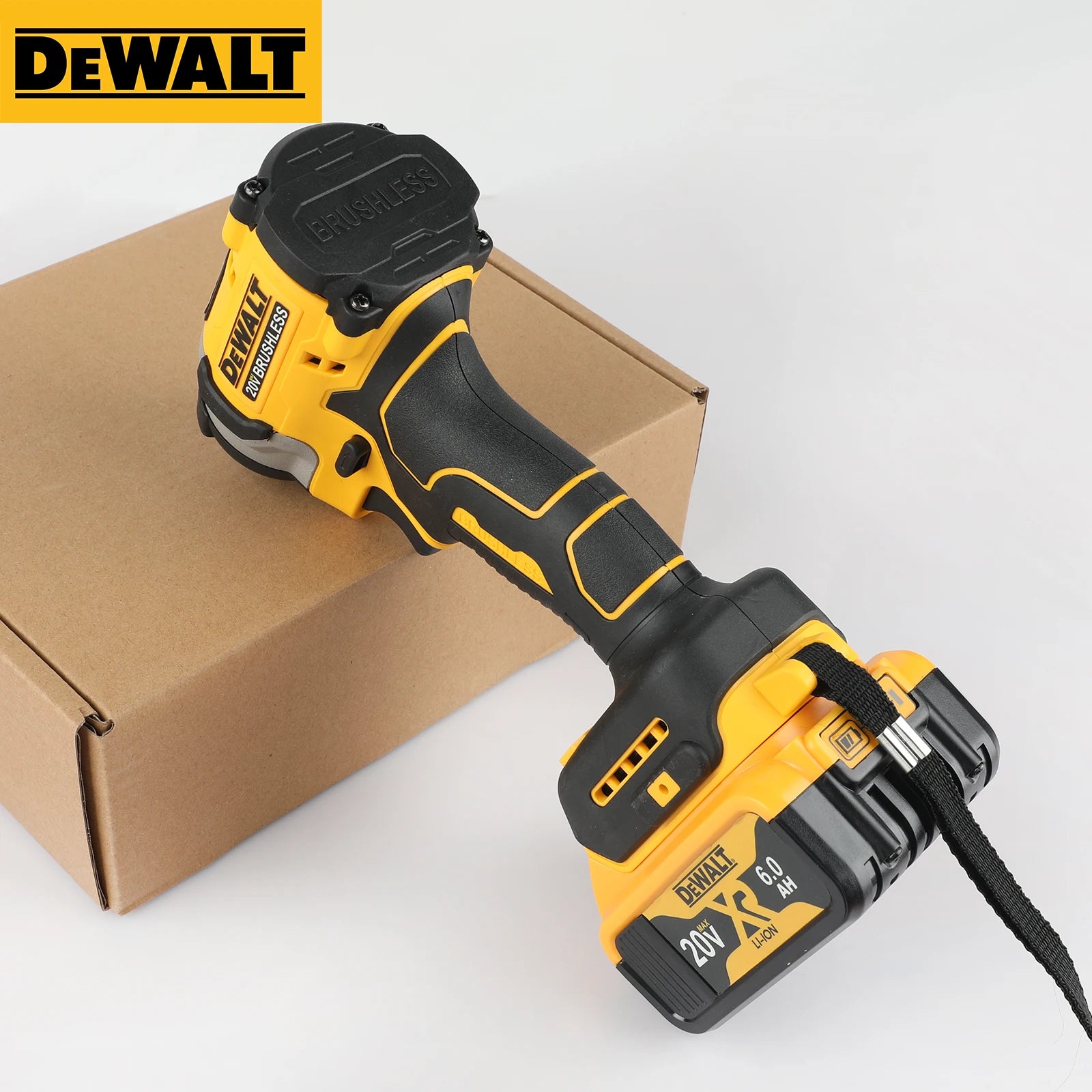 Dewalt-Tournevis électrique sans fil aste, batterie au lithium, outils électriques, grand couple d'origine, 20V, DCF850