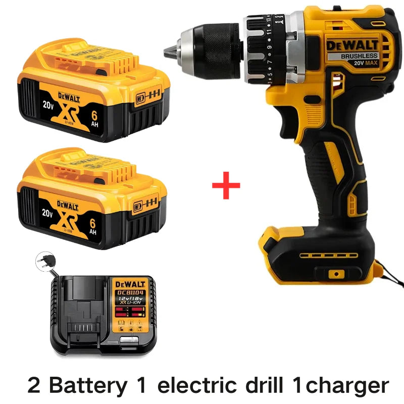 Dewalt DCD796 2000 tr/min perceuse électrique sans fil pilote sans brosse vitesse réglable perceuse à main à percussion outils électriques rechargeables