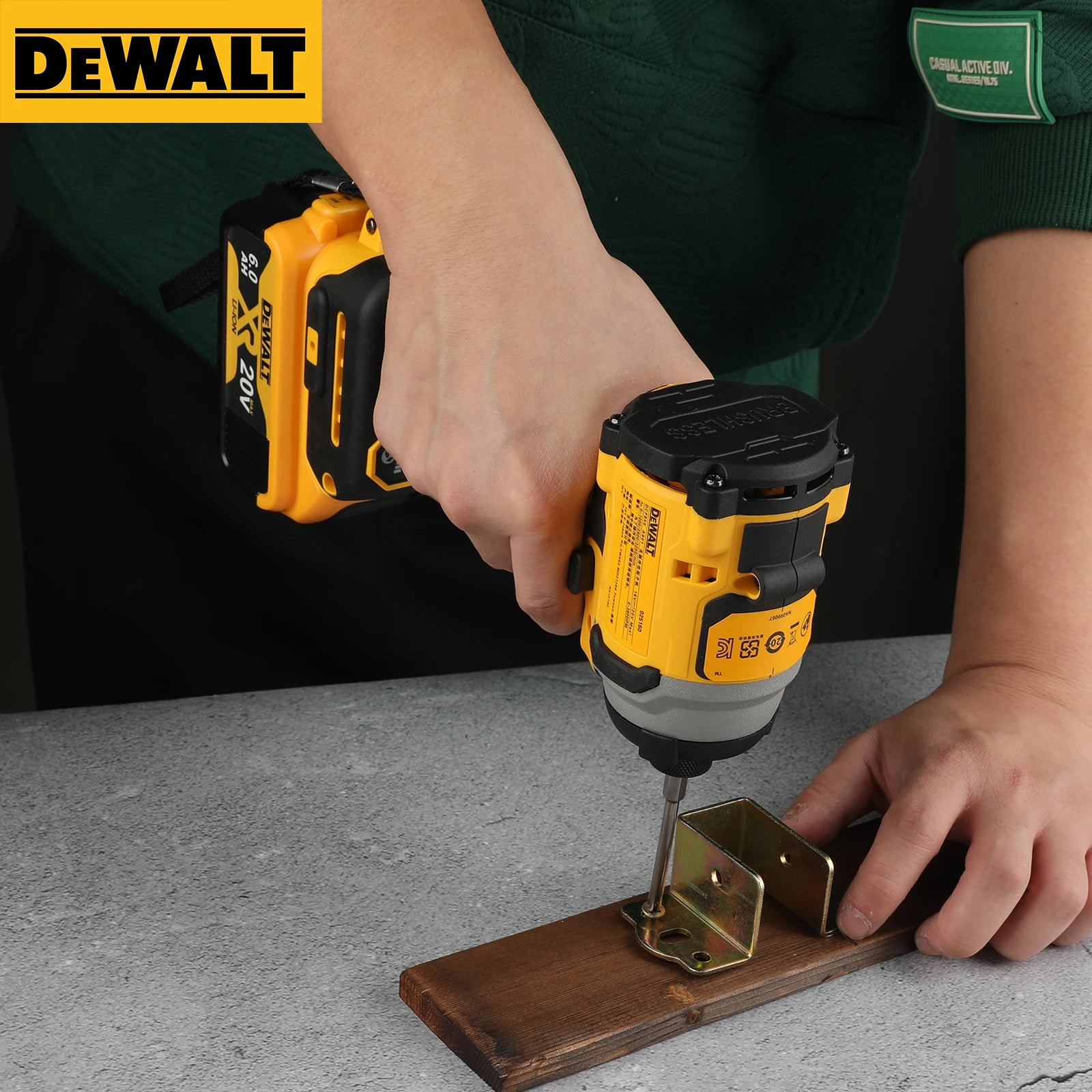 Dewalt-Tournevis électrique sans fil aste, batterie au lithium, outils électriques, grand couple d'origine, 20V, DCF850