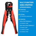 Pince à sertir multifonctionnelle, coupe-câble réglable, dénudeur automatique de fil, outil à main Terminal
