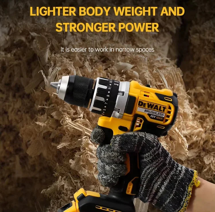 Dewalt DCD796 2000 tr/min perceuse électrique sans fil pilote sans brosse vitesse réglable perceuse à main à percussion outils électriques rechargeables